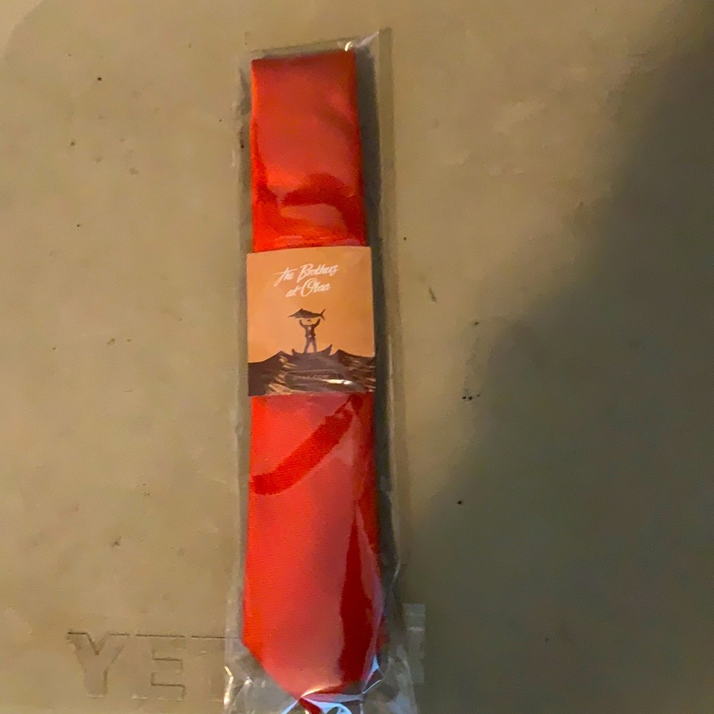 Otaa Burnt Orange Tie - Skinny Otta.com